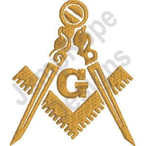 Masonic Symbol  - Machine Embroidery Design