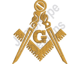 Masonic Symbol  - Machine Embroidery Design