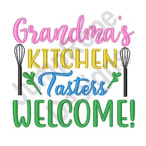 Grandmas Kitchen - Machine Embroidery Design