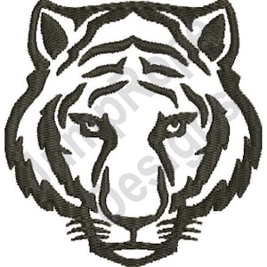 Tiger Head - Machine Embroidery Design