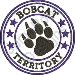 Bobcat Seal - Machine Embroidery Design