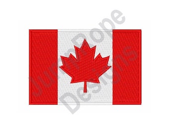 Canadian Flag - Machine Embroidery Design