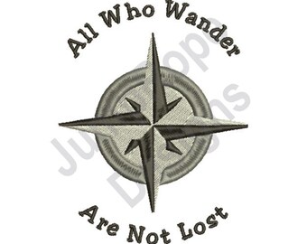 Need Direction Compass - Machine Embroidery Design