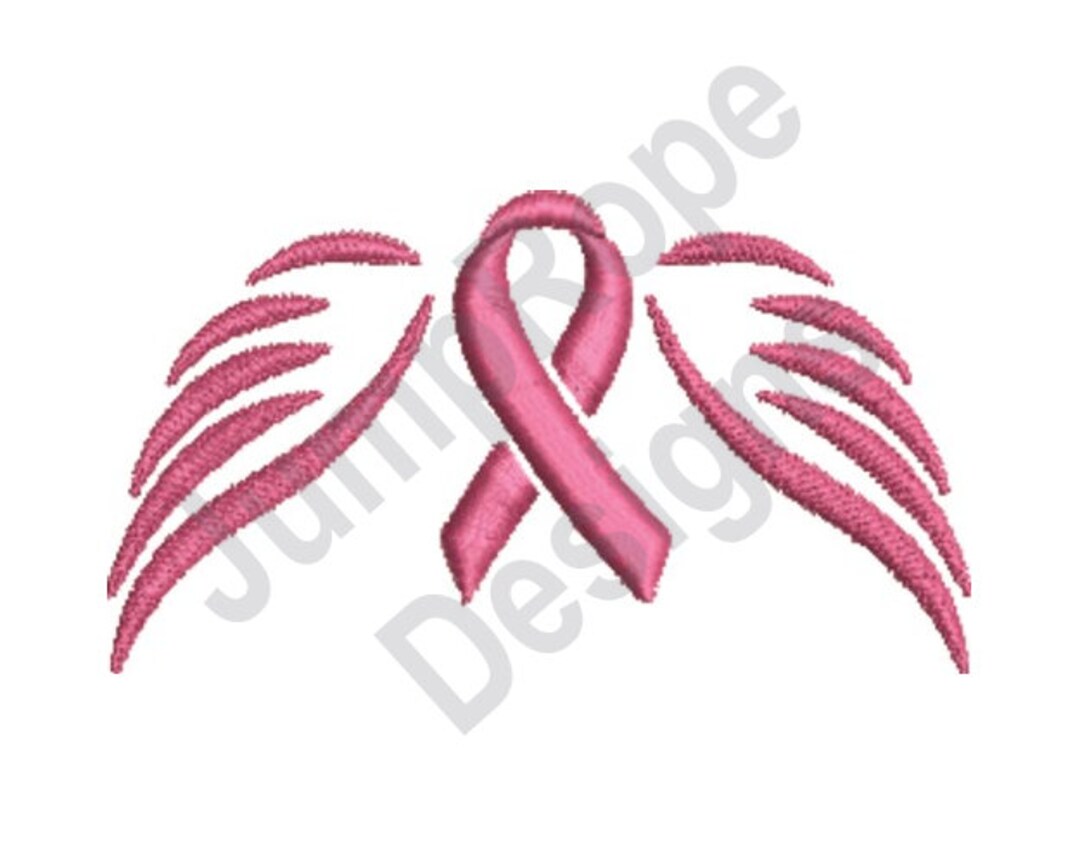 Angel Awareness Ribbon - Machine Embroidery Design - Etsy