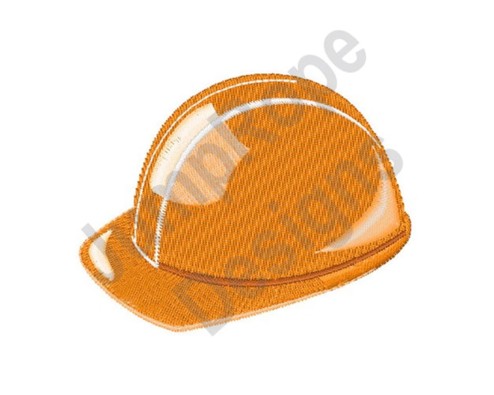 Construction Hat Machine Embroidery Design Etsy