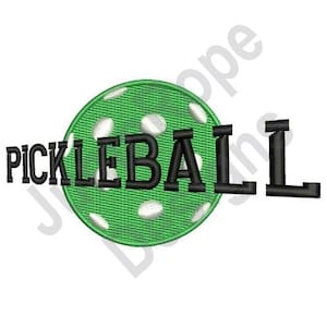 Pickleball - Machine Embroidery Design