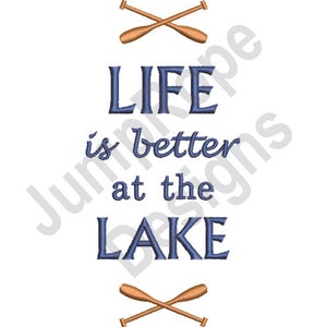 Lake Life 1 - Machine Embroidery Design