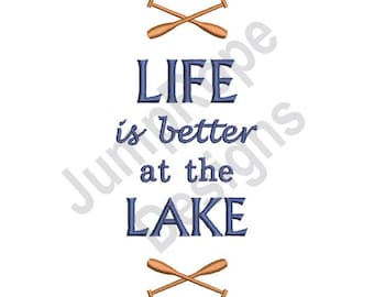 Lake Life 1 - Machine Embroidery Design