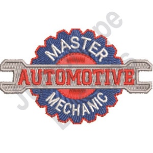 Mechanic 1B - Machine Embroidery Design
