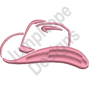 Cowgirl Hat Outline - Machine Embroidery Design