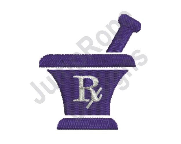 Mortar & Pestle Machine Embroidery Design Etsy