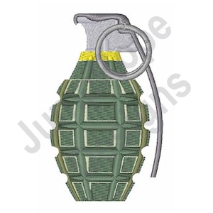 Grenade - Machine Embroidery Design