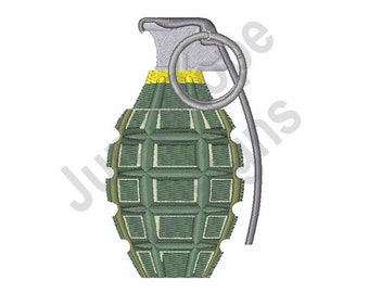 Grenade - Machine Embroidery Design