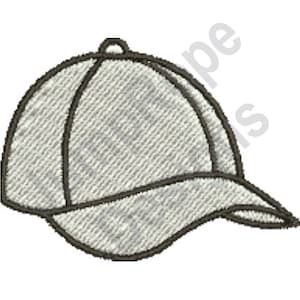 Baseball Cap - Machine Embroidery Design