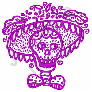 Sugar Skull - Machine Embroidery Design