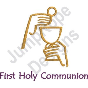 First Eucharist  - Machine Embroidery Design