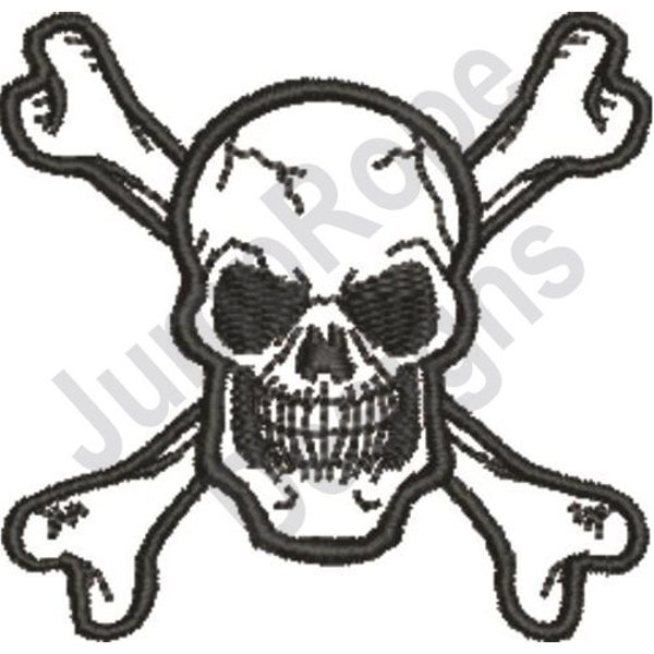 Skull & Crossbones - Machine Embroidery Design