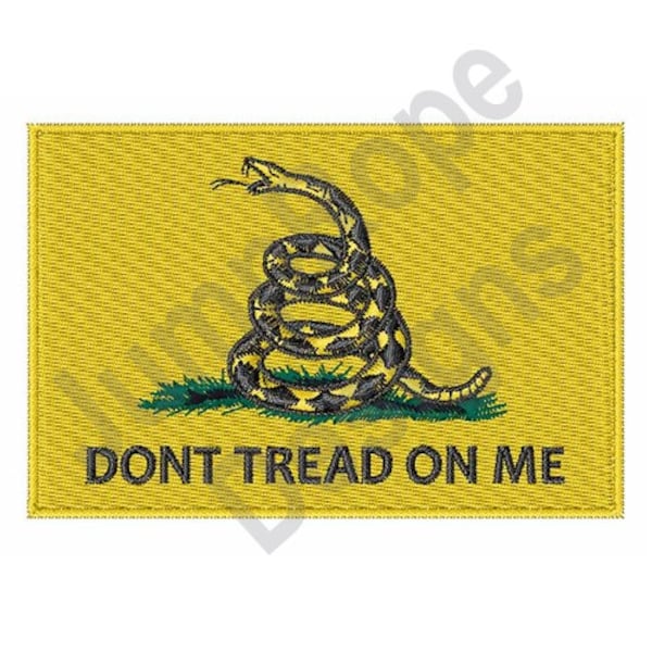 Gadsden Rattlesnake Flag - Machine Embroidery Design