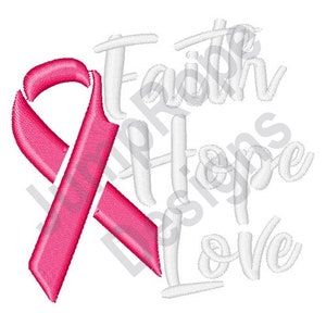 Faith Hope Love - Machine Embroidery Design