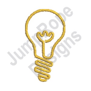 Light Bulb - Machine Embroidery Design