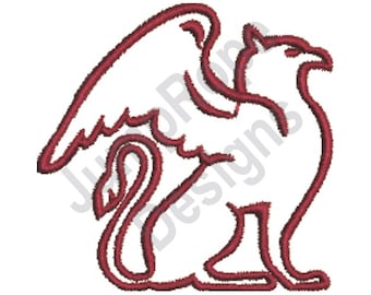 Griffin Outline - Machine Embroidery Design