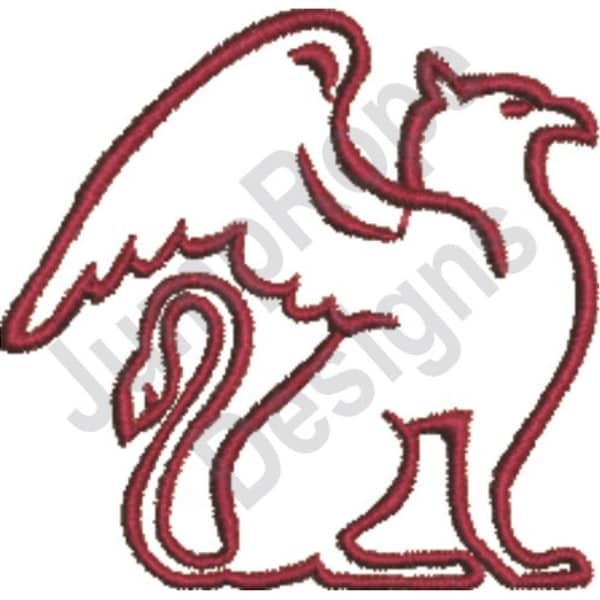 Griffin Outline - Machine Embroidery Design