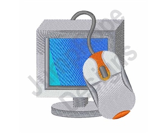 Computer & Mouse - Machine Embroidery Design