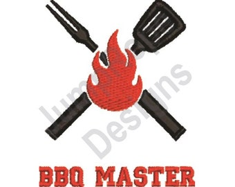 BBQ Master - Machine Embroidery Design
