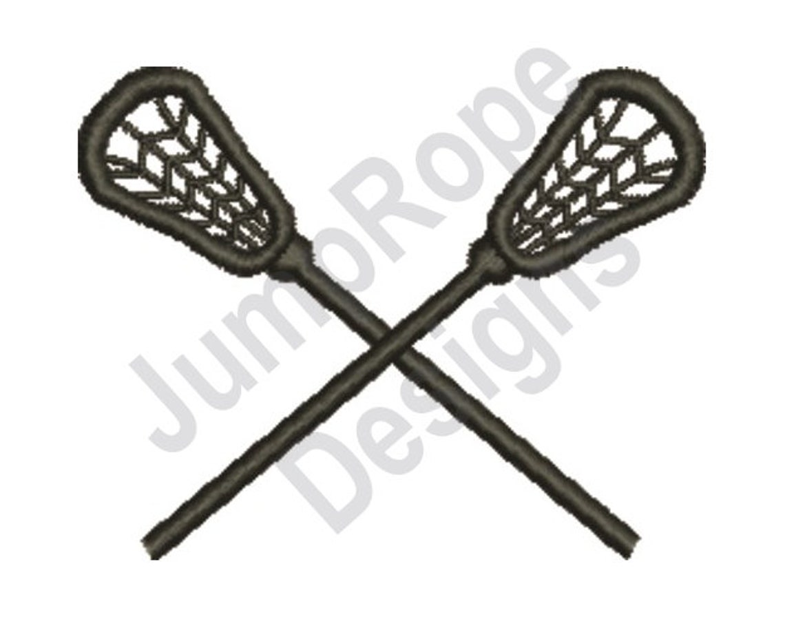 Lacrosse Sticks Machine Embroidery Design Etsy