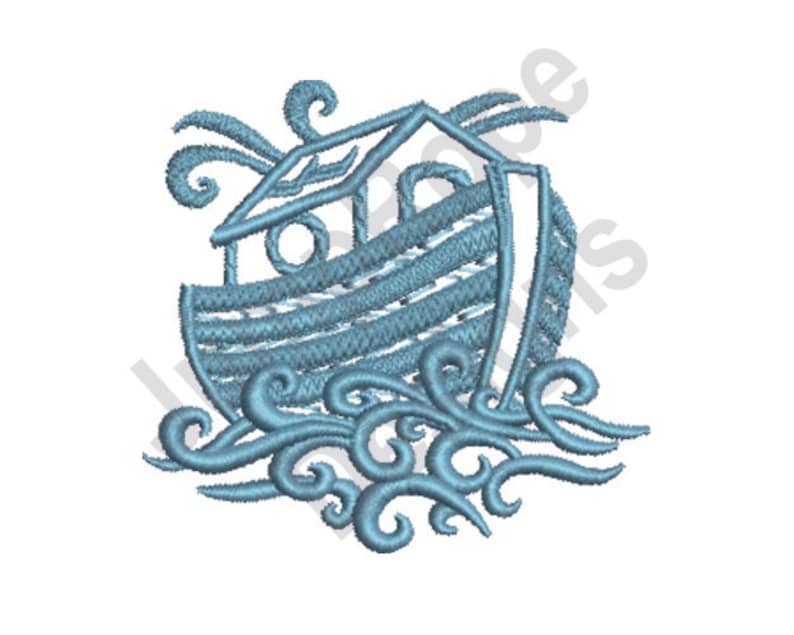 Noahs Ark Machine Embroidery Design Etsy