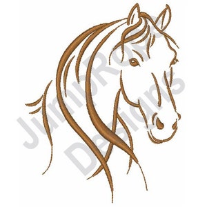 Horse Head - Machine Embroidery Design