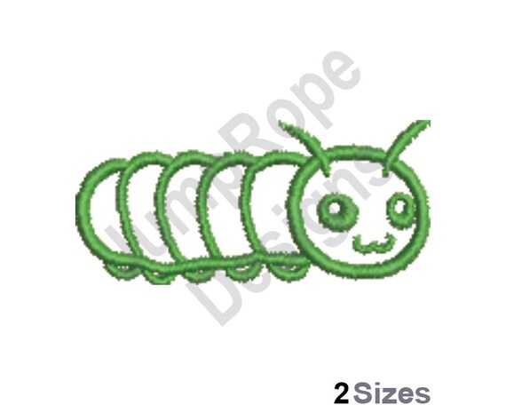caterpillar outline