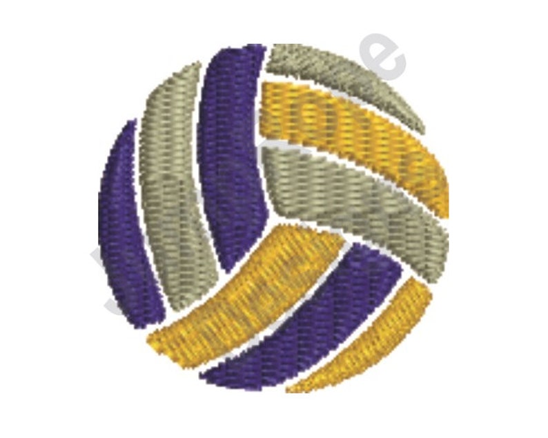 Volleyball Machine Embroidery Design Etsy