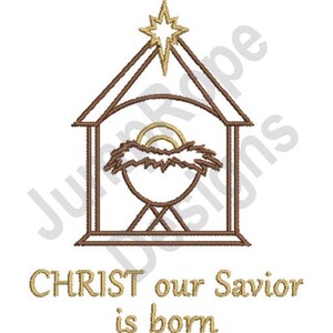 Christ Our Savior - Machine Embroidery Design