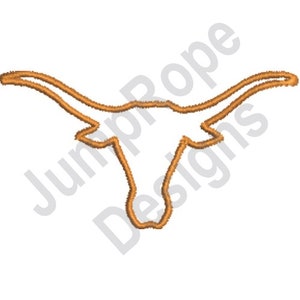 Longhorn - Machine Embroidery Design