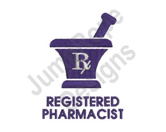 Pharmacist Machine Embroidery Design, Embroidery Designs, Machine ...