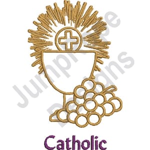 Catholic Eucharist - Machine Embroidery Design