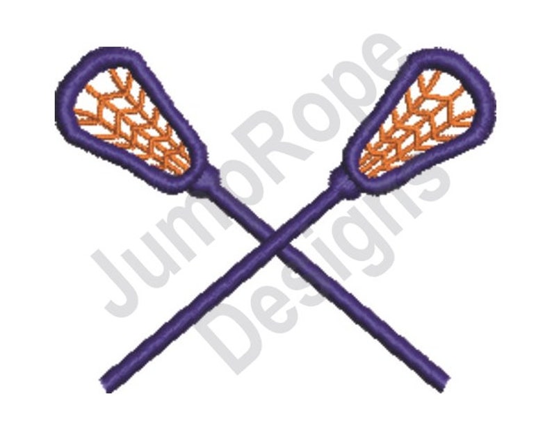 Lacrosse Machine Embroidery Design Etsy