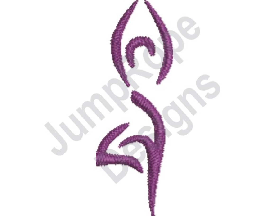 Yoga Machine Embroidery Design Etsy