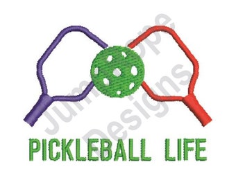 Pickleball Life - Machine Embroidery Design