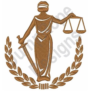 Justice - Machine Embroidery Design