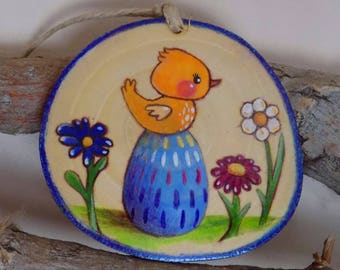 Easter, EASTER wooden decoration, wood, Easter ornament, easter decoration, decoration, handmade