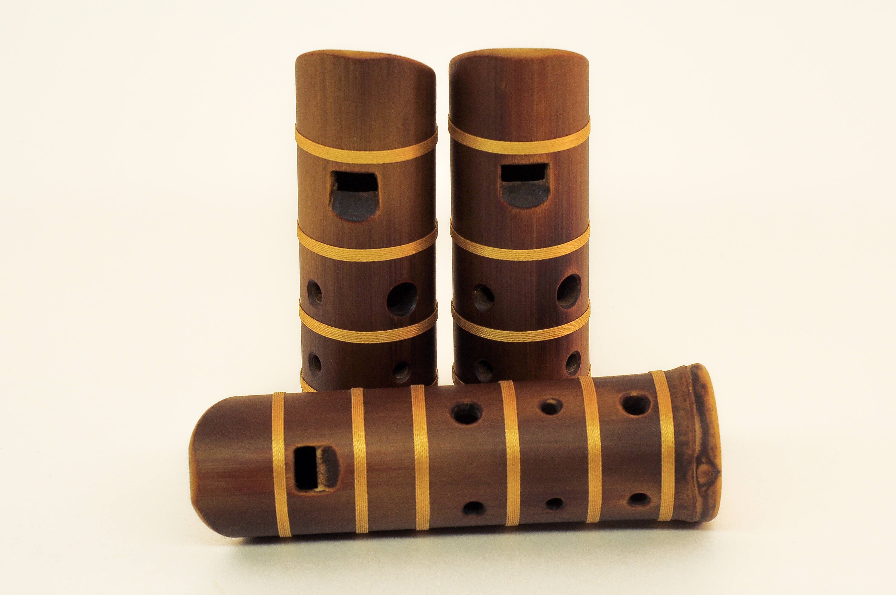 Bamboo ocarina VI big // Pocket recorder // Compact flute // Etsy