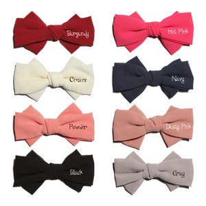15cm Newborn Big Soft Pearl Chiffon Hair Bows for Gilrs Hair Clips Handmade Layered Hairbows for Women Hair Accessories