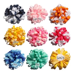 8CM Newborn Twisted Chiffon Flower With Stitch DIY Material For Headband Artificial Fabric Flowers For Hair Accessories