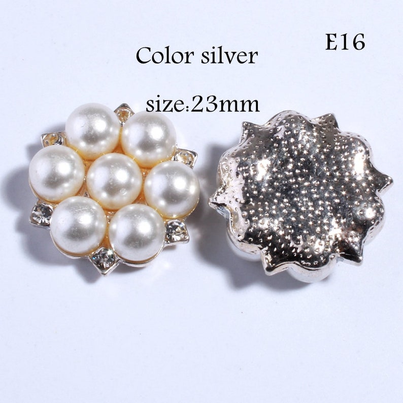 Rhinestone Buttons Crystal Buttons Flatback Buttons Etsy