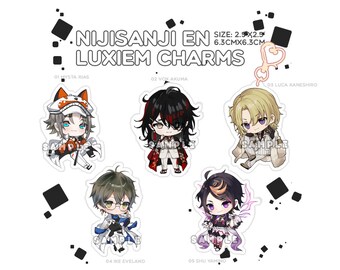 Nijisanji EN - Luxiem Acrylic Charms