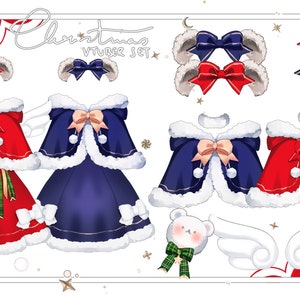 VTuber Asset Christmas Set Digital Goods image 1