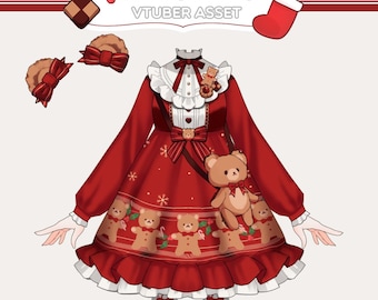 NEW VTuber Asset - Christmas 2025 -  Fully rigged - VTube Studio
