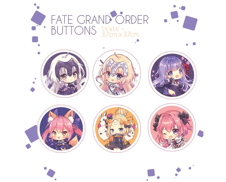 Fate Grand Order/FGO Buttons 